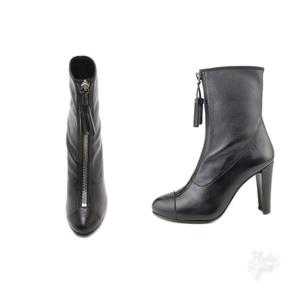 Stuart Weitzman Shoes - Stuart Weitzman Nero Plonge Stretch Sock Booties